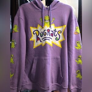 Nickelodeon Purple Pullover Hoodie with Drawstrings